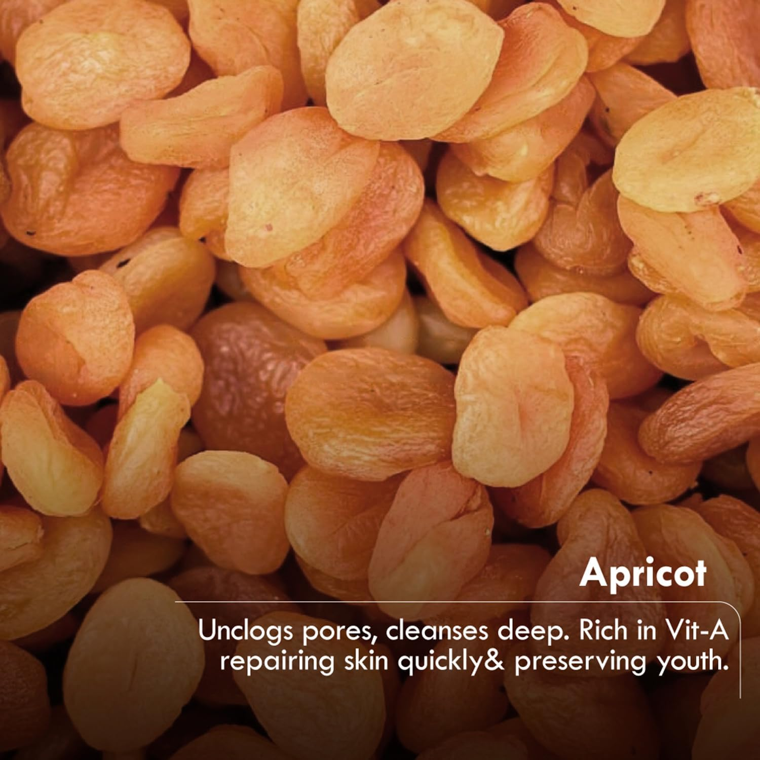 Nat Habit Wild Apricot Bath Soap Enriched with Vitamins C, Made with Cold Processed for Skin Brightening,Cleansing & Removing Taning (Pack of 2 X 125 Gm) image number 4