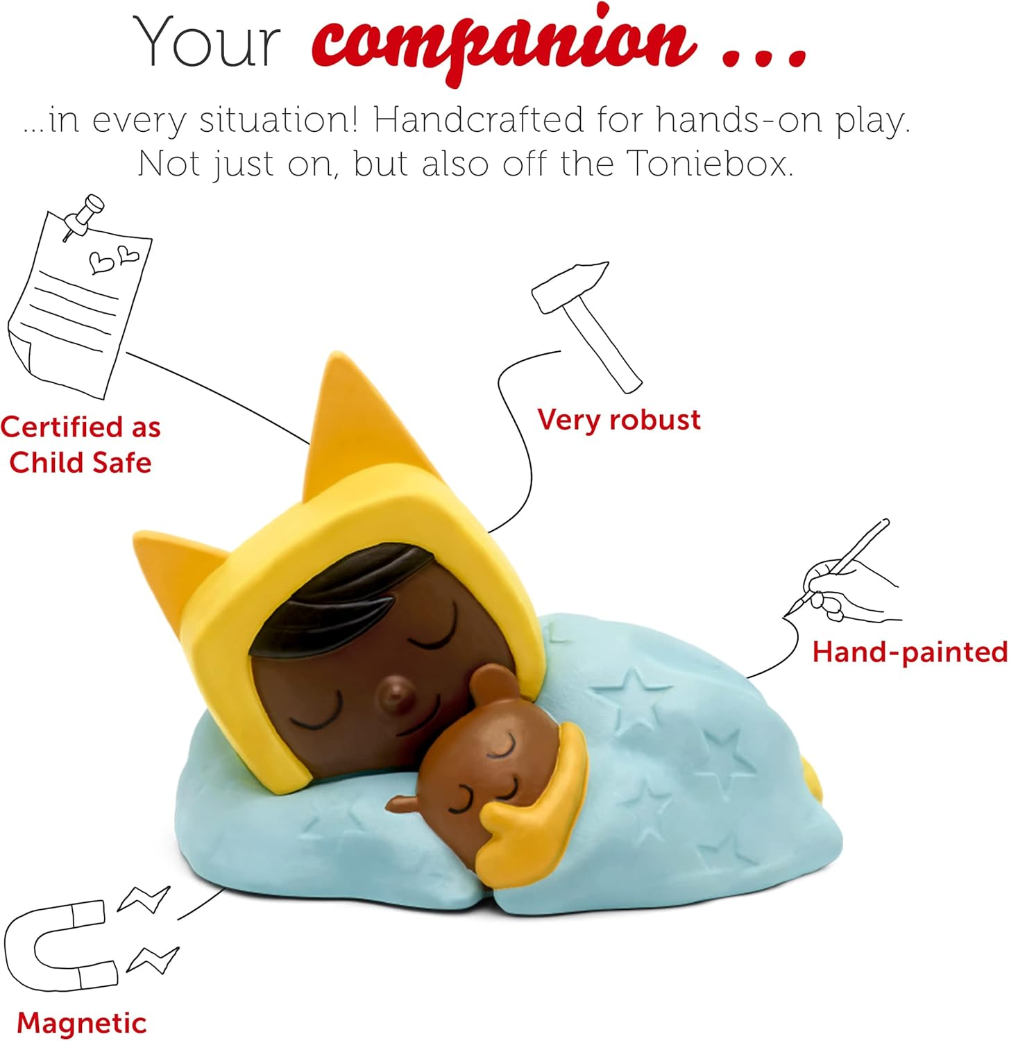 Tonies Sleepy Creative Audio Character - Record and Upload up to 90 Minutes of Your Own Stories and Songs image number 3