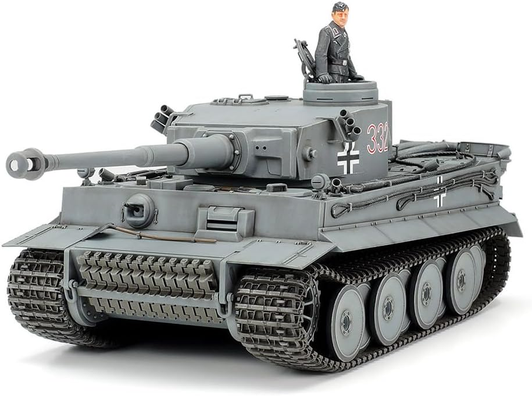 Tamiya Germantiger I MID Production 1:35 Scale Model Kit - German Panzerkampfwagen image number 5
