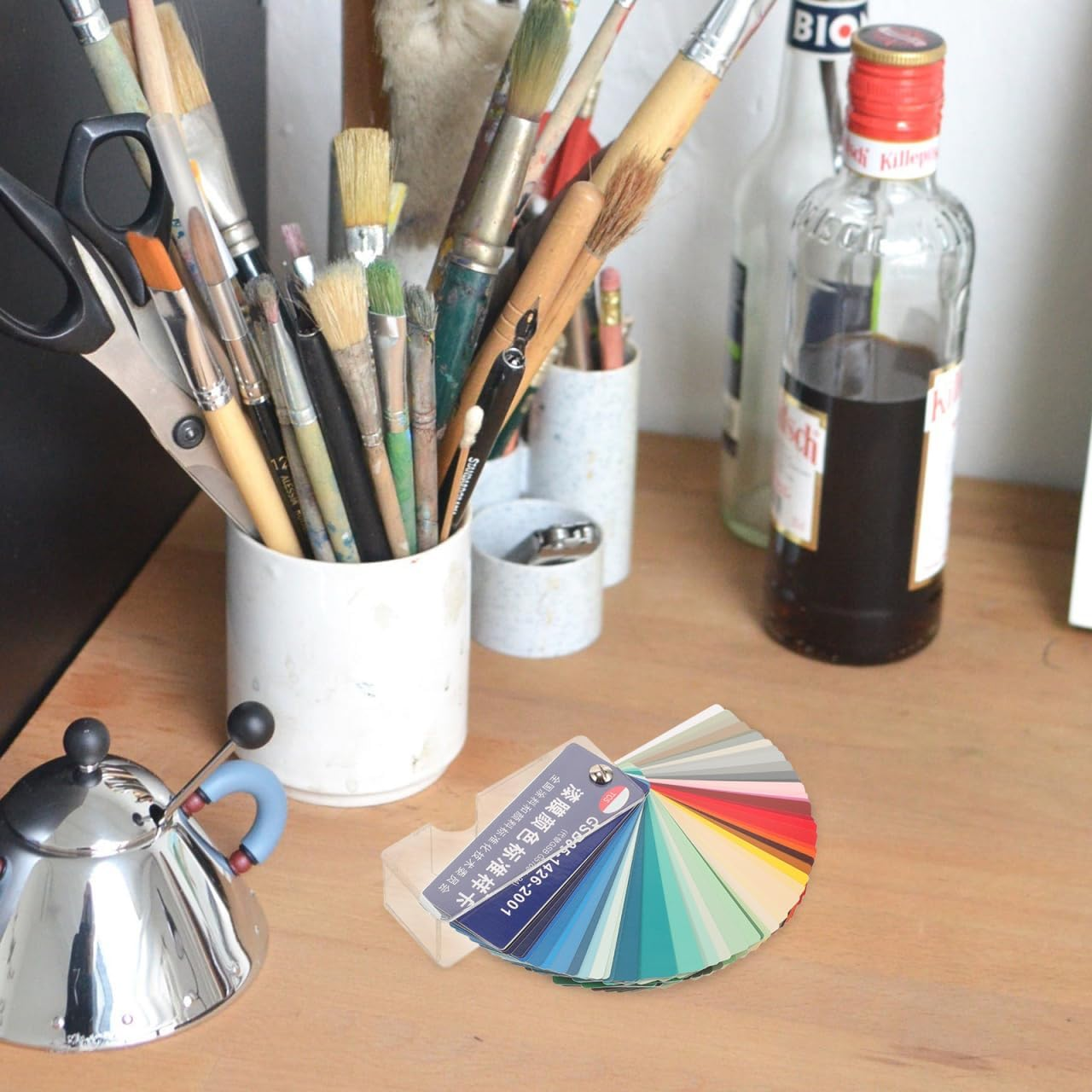 Gadpiparty 1 Set Paint Sample Cards Paint Color Cards Standard Color Floor Sample image number 2