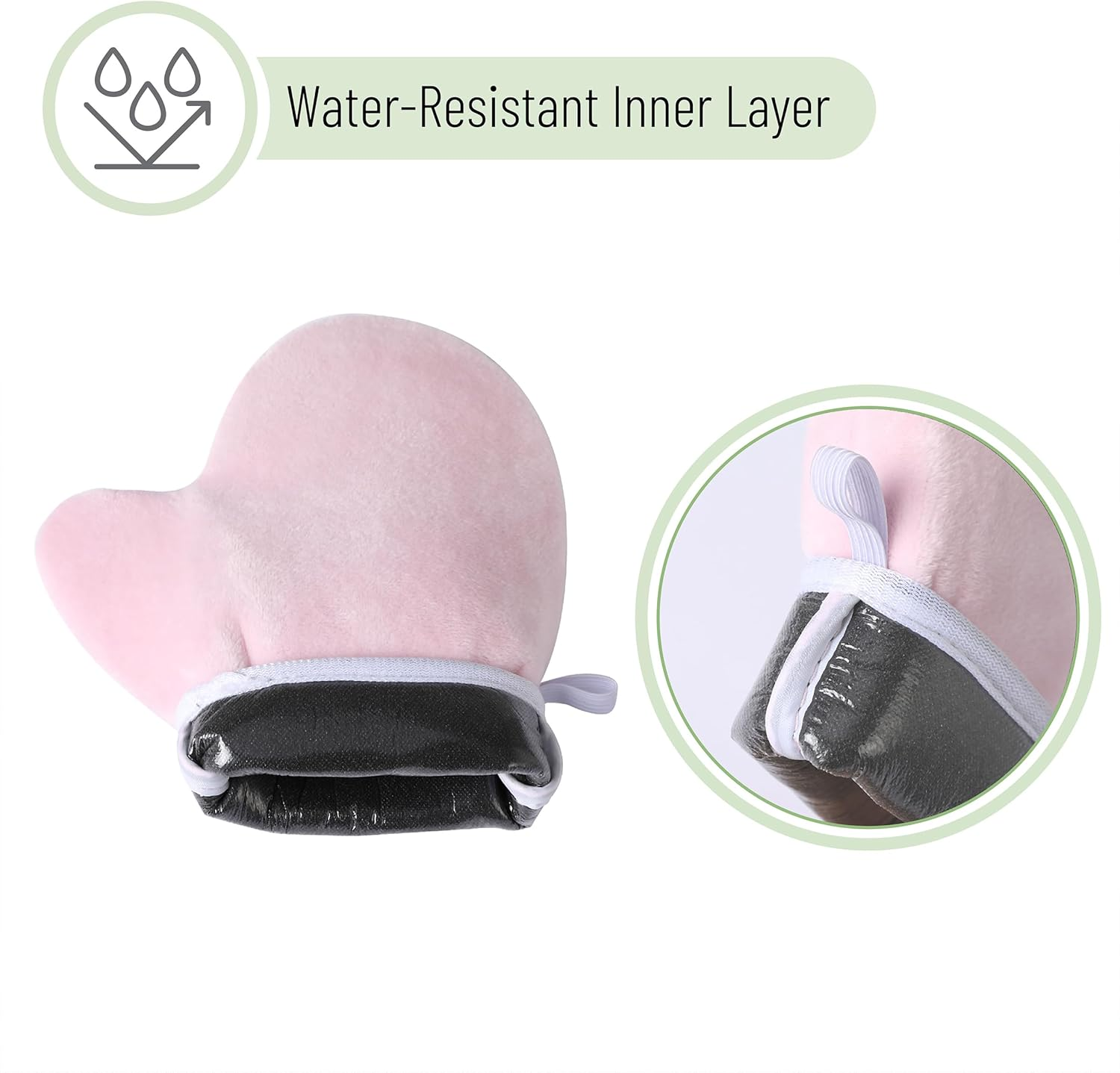 Slick Self Tanning Mitt - Pink, Tanning Glove for Self Tan Lotion - Brown image number 2