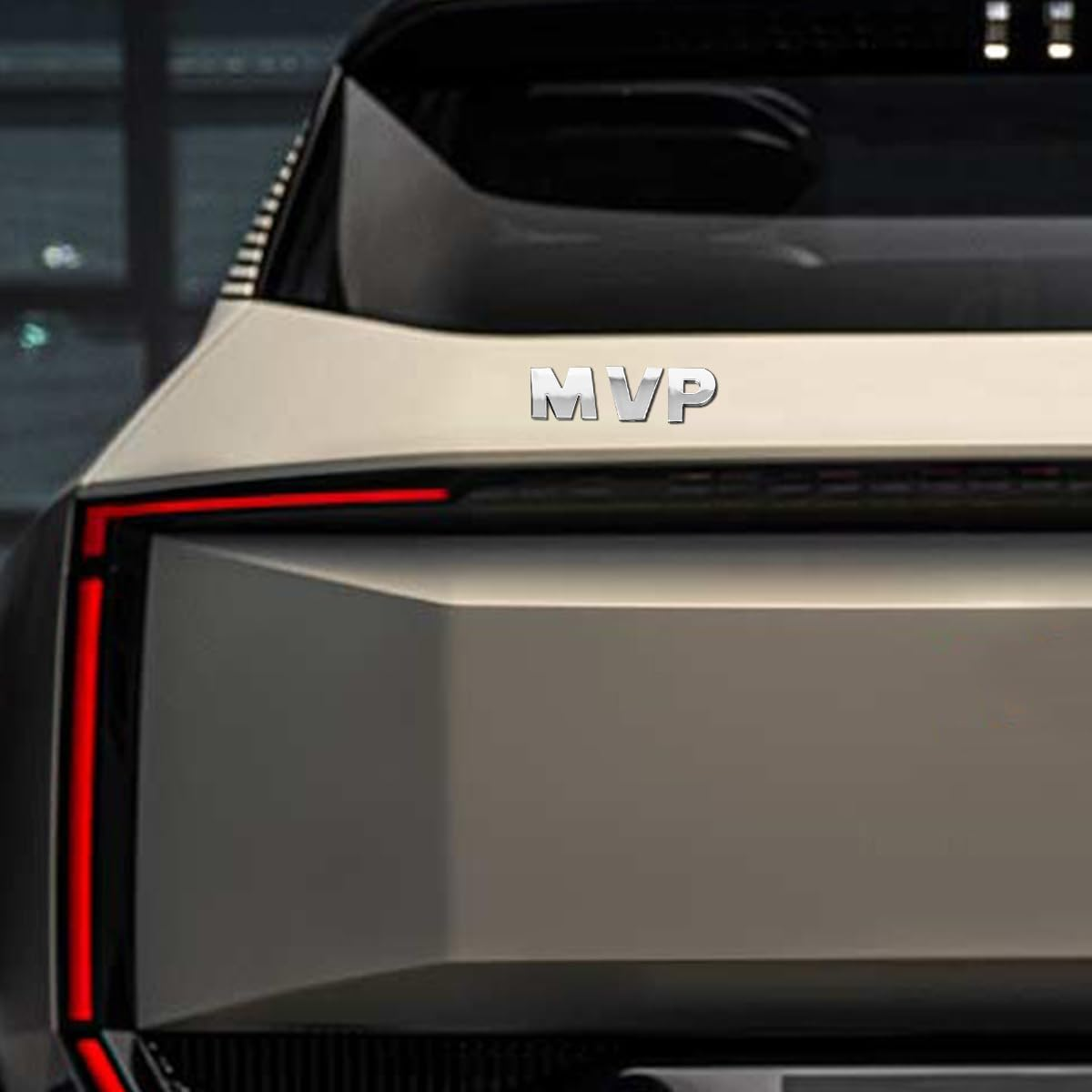 HZEL Car Letters Emblem, 40PCS 3D Number Symbol Vehicle Badge Decal, Weatherproof Adhesive Logo Automotive Side Rear Trunk Outdoor Wall Sticker Decor Accessories, Universal Fit image number 5