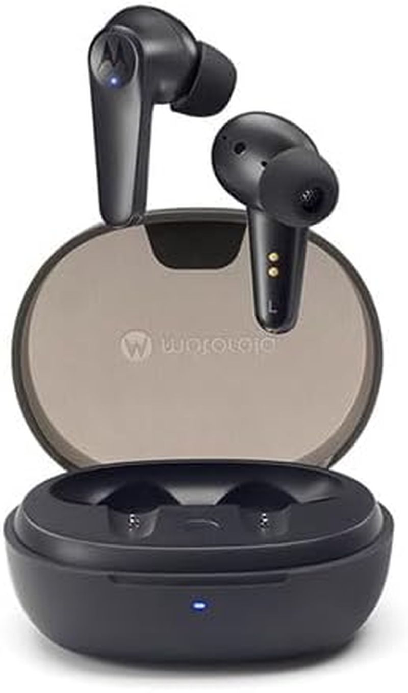 Motorola Buds 600 Headset Wireless Noise Cancelling Technology Snapdragon Sound 6 Microphone Control TATTILE CHIMATE E Music CUSTODIA DI RICARICA Wireless USB-C Black Brand image number 4