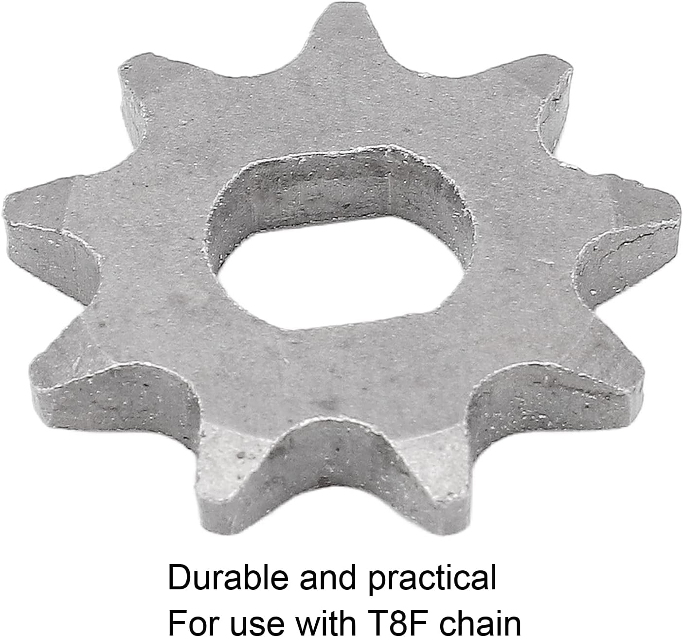 Motor Sprocket, Metal Material Easy Installation Replacement 9T Chain Sprocket for Mini Motorcycle for Electric Scooter image number 4