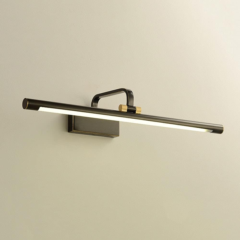 Modern Linear Bathroom Light Fixture, Adjustable Vanity Lamp Long Shade Makeup Mirror Front Light, LED Neutral White Vanity Wall Sconce Lighting Fittings for Powder Room XXZ image number 6