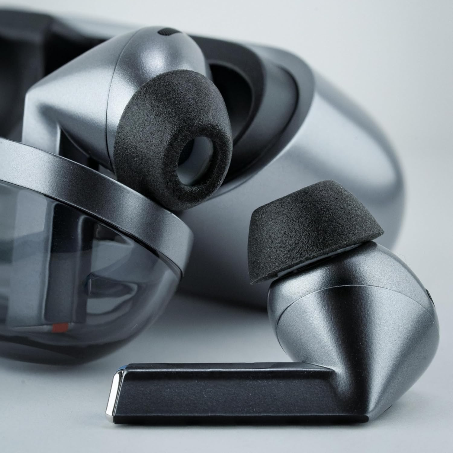 Comply Truegrip MAX | Premium Memory Foam Replacement Earbud Tips for Samsung Galaxy Buds3 Pro | Long Lasting Comfort, MAX Durability, Secure Fit, Superior Noise Isolation| Black (S/M/L) (3 Pairs) image number 3