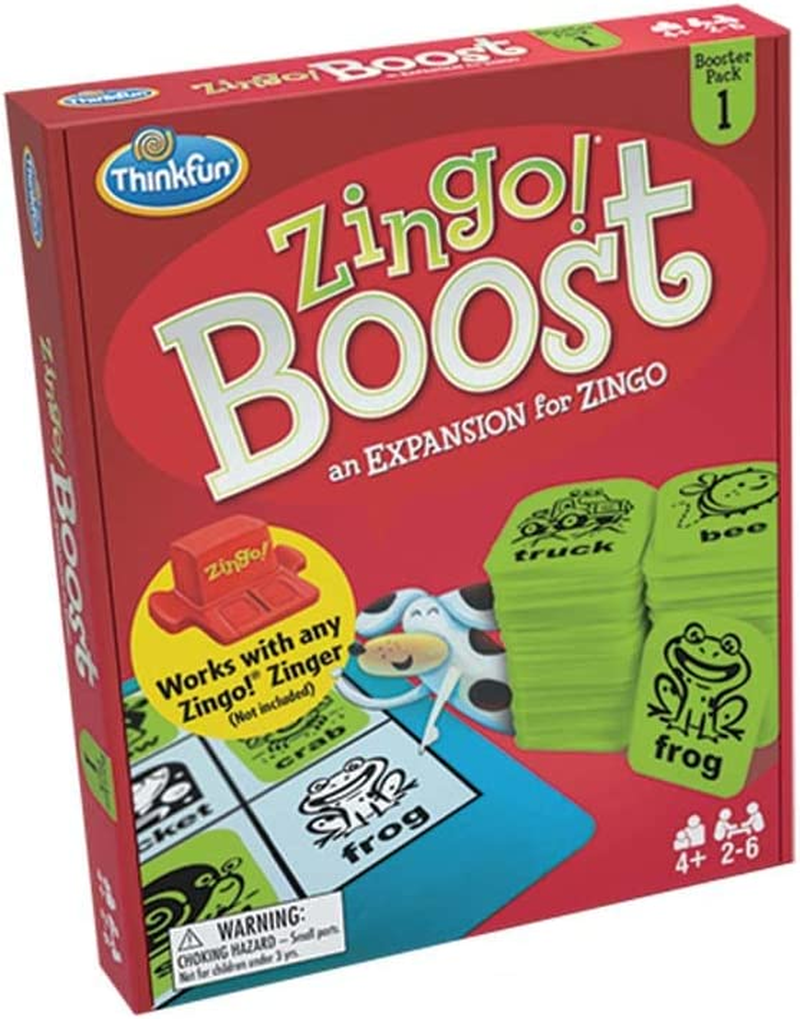 Thinkfun Zingo! Booster Pack &ndash; Expansion Card Set for Zingo! Bingo Game, Sight Word & Vocabulary Learning, Family Board Game Add-On, Age 3 Years+ image number 3