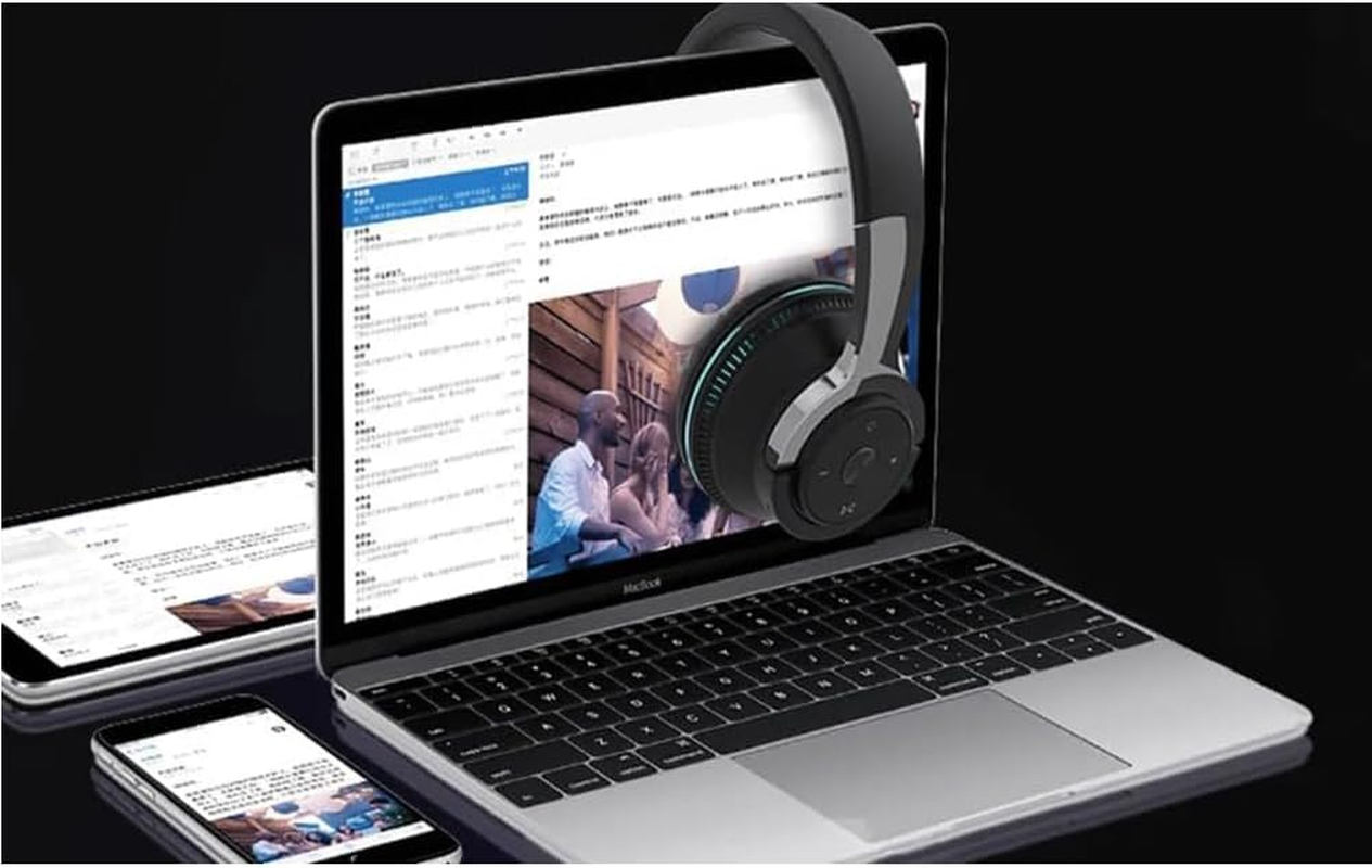 Aeroband Z002 Bluetooth Headphones - Wireless Over-Ear Headphones with Rich Bass, Noise Isolation, Foldable Design and Long Battery Life image number 2