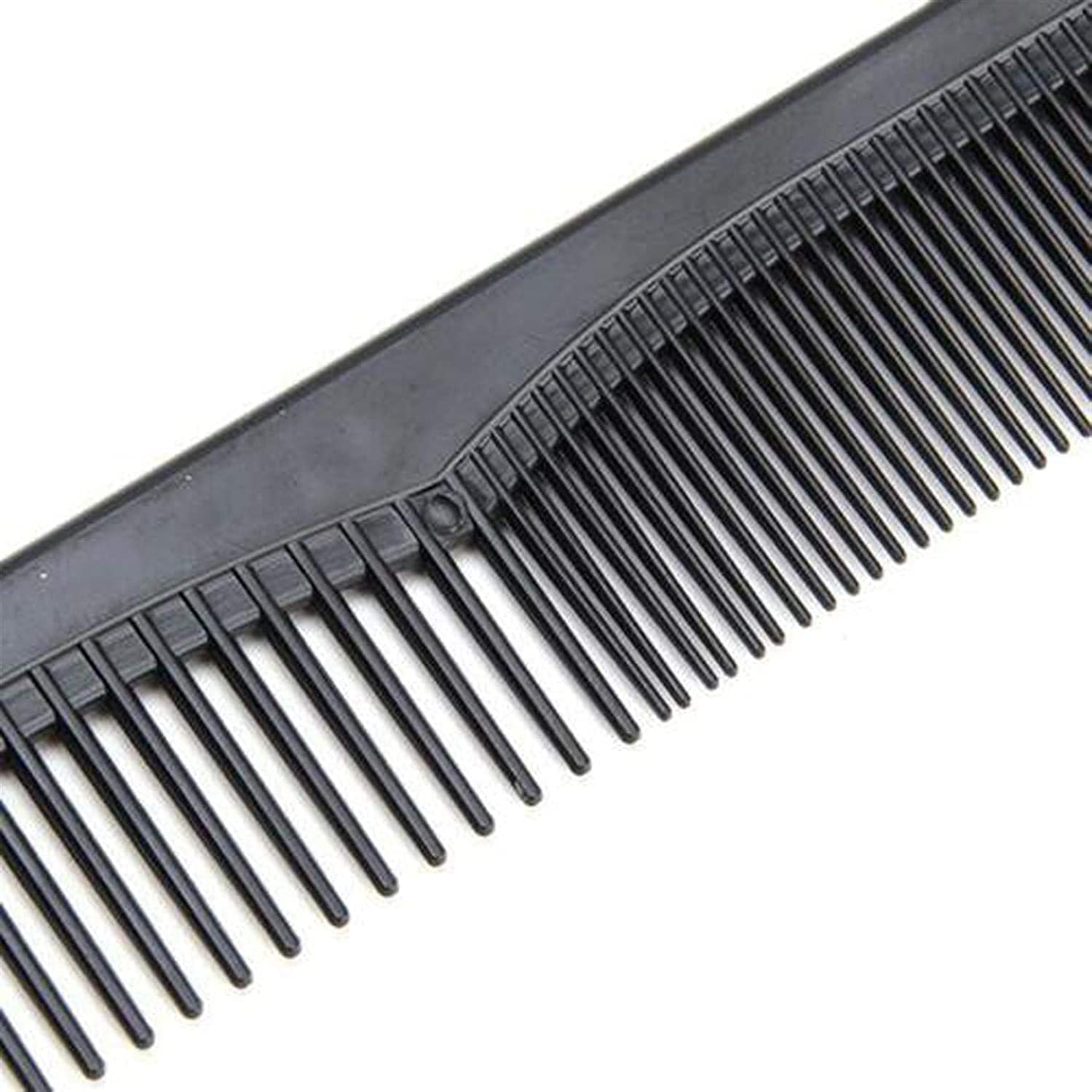1 X Black Anti-Static Comb for Men and Women Fine Teeth Unbreakable Plastic Combs Black Useful and Practical Styling Tools
