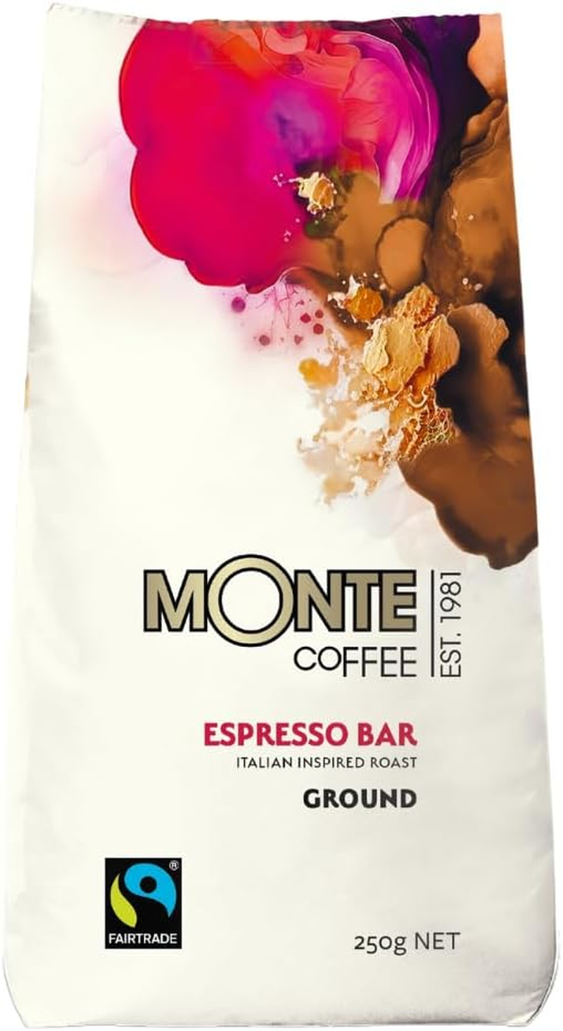 Monte Fairtrade Ground Coffee (250G, Organic Decaffeinated) image number 1