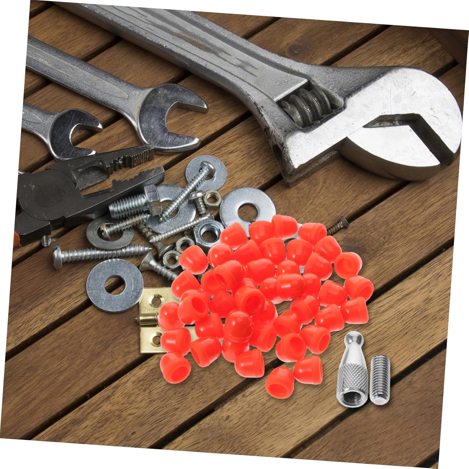 JUMPLAWN 48Pcs Hammer Replacement Head Kit for Automotive Dent Removal Versatile Hook Tool for Efficient Auto Body Repair and Dent Repair image number 5