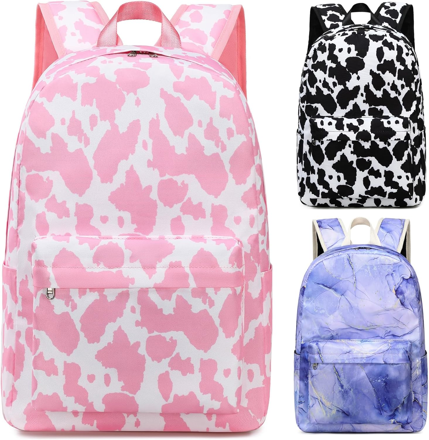 JIANYA Backpack for School Kids' Backpacks Lightweight School Bag Bookbags for Girls Boys Teens, Classic Water Resistant - Grey image number 3