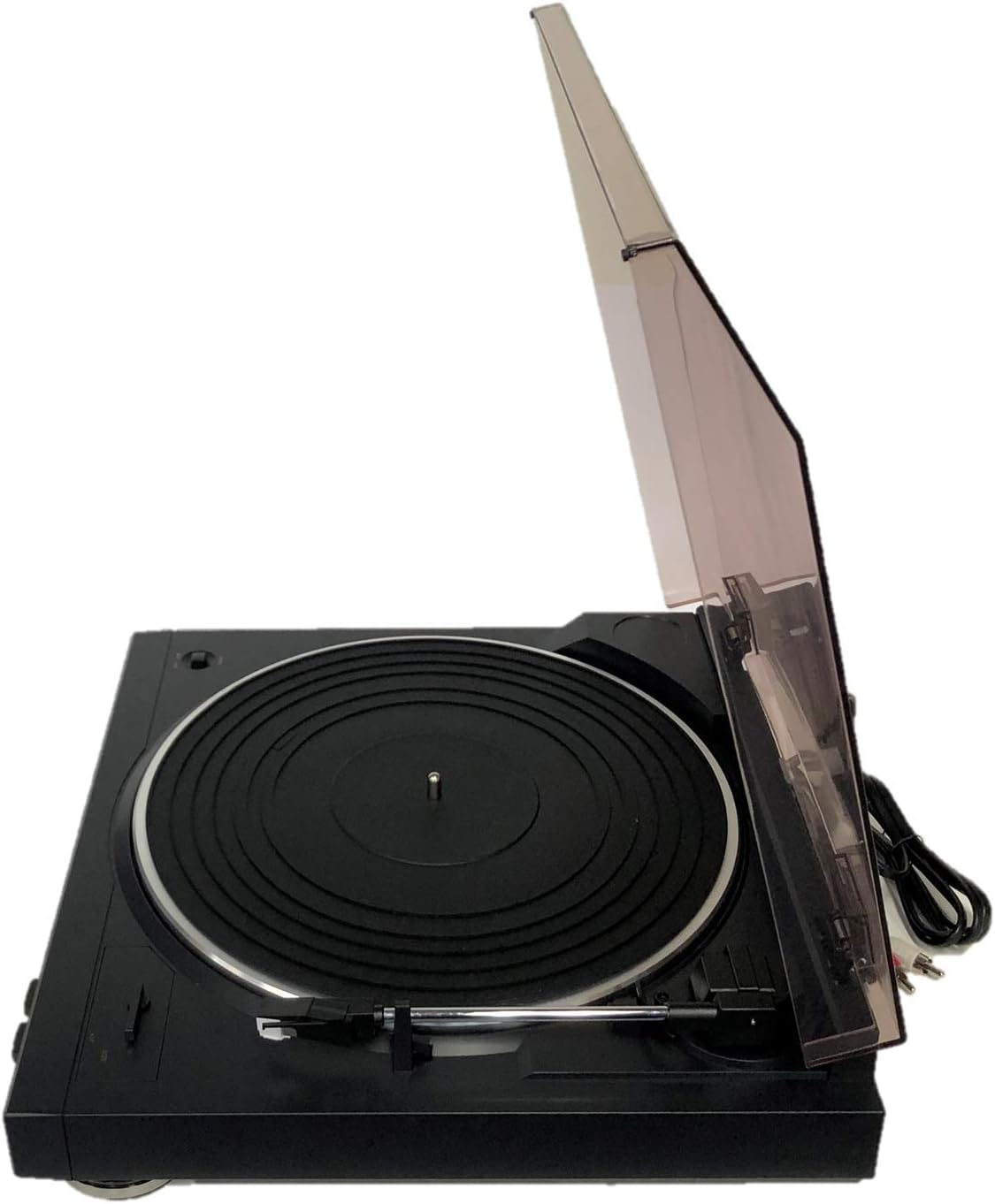 Denon DP-29FA Turntable | Fully-Automatic | Selectable ON/OFF Phono Pre-Amp | Simple Set-Up | Aluminium Platter & Chassis | Black image number 1