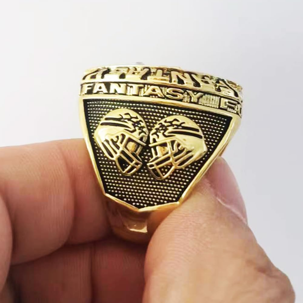 Guancrown 2024 Fantasy Football Championship Ring Award Prize Sports Winner FFL Champion Ring