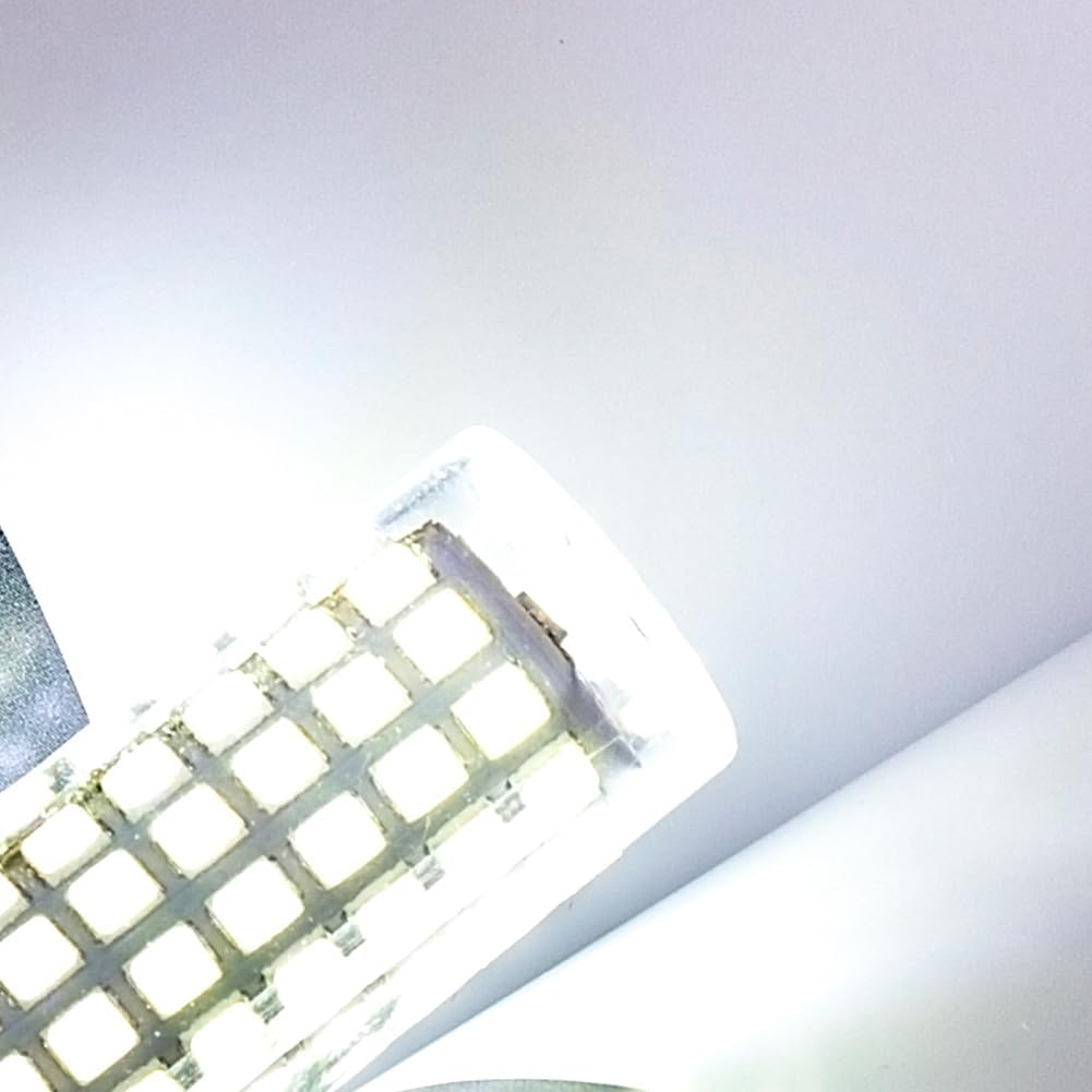 G9 White Dimmable 12V 24V AC/DC 5W 63LED 4014SMD LED Bulb for Closet Lighting, Bedside Lamps, RV, Camper, Marine, Energy Efficient and Durable - 4 Pack - 2, Warm White image number 5