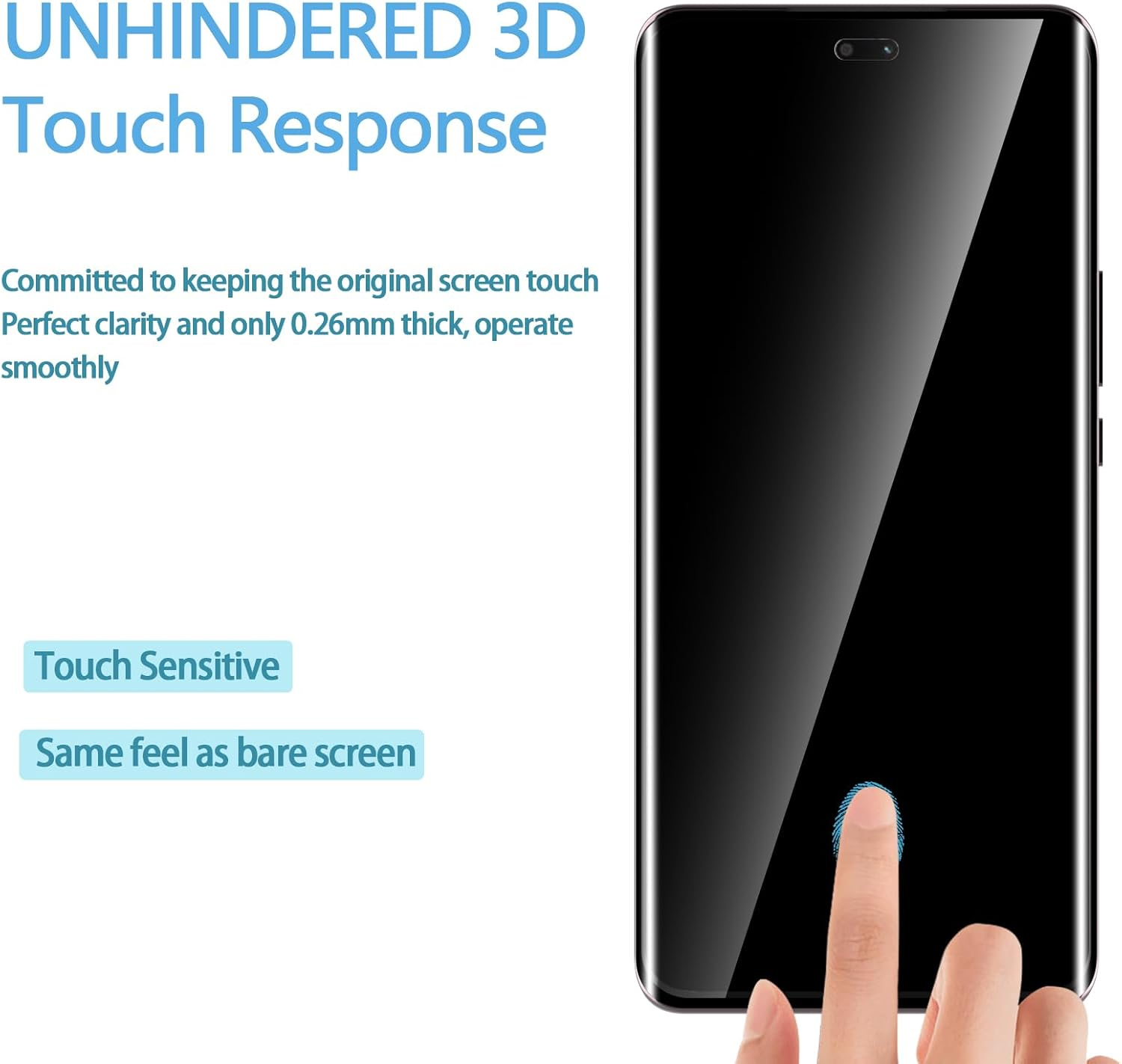 Anoowkoa Tempered Glass Screen Protector for Magic 7 Lite Screen Protector 9H Hardness HD Clear Screen Protector for Magic 7 Lite and Camera Protective Film Anti-Scratch Pack of 2 + 2 image number 6