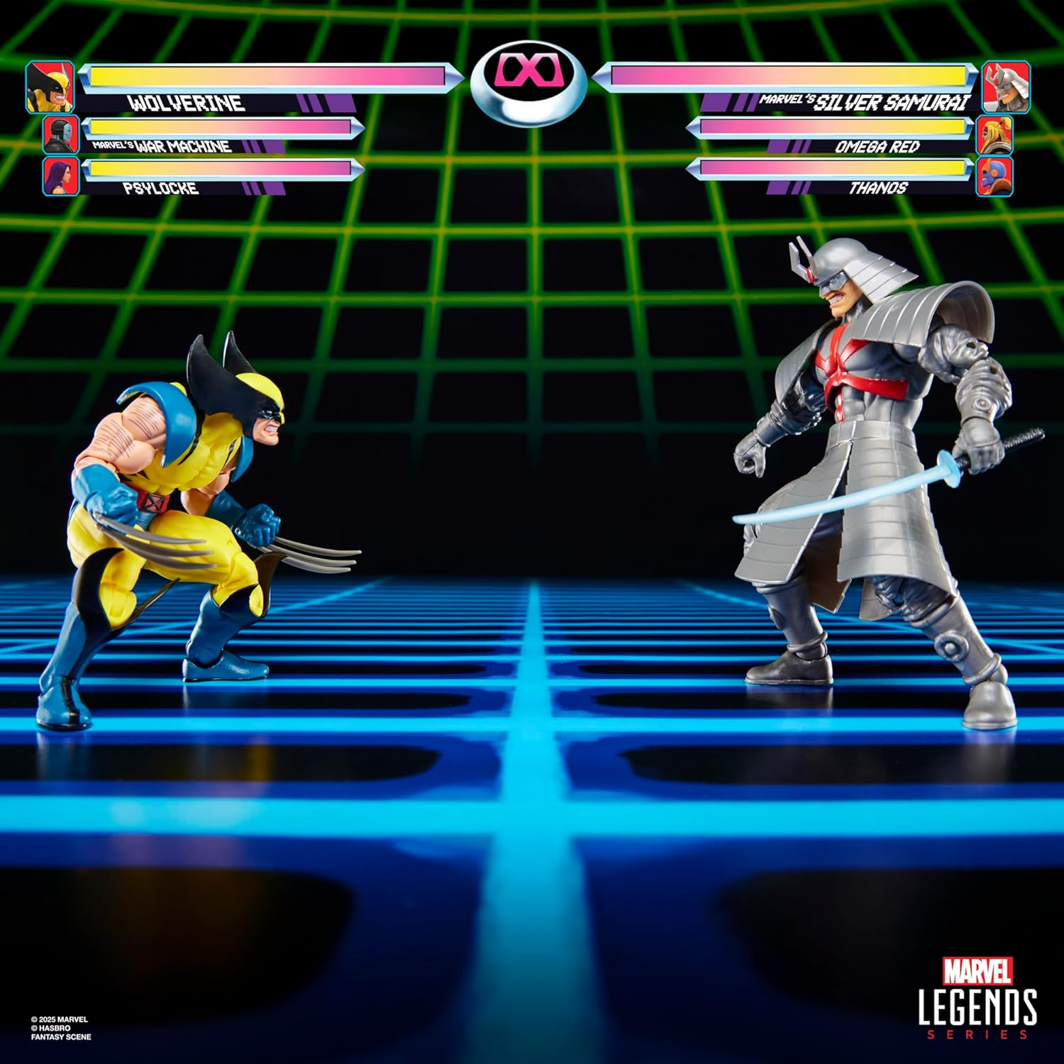Marvel Legends Series Gamerverse Wolverine Vs Marvel'S Silver Samurai, Retro Video Game -Inspired Collectible 6-Inch Action Figures image number 2