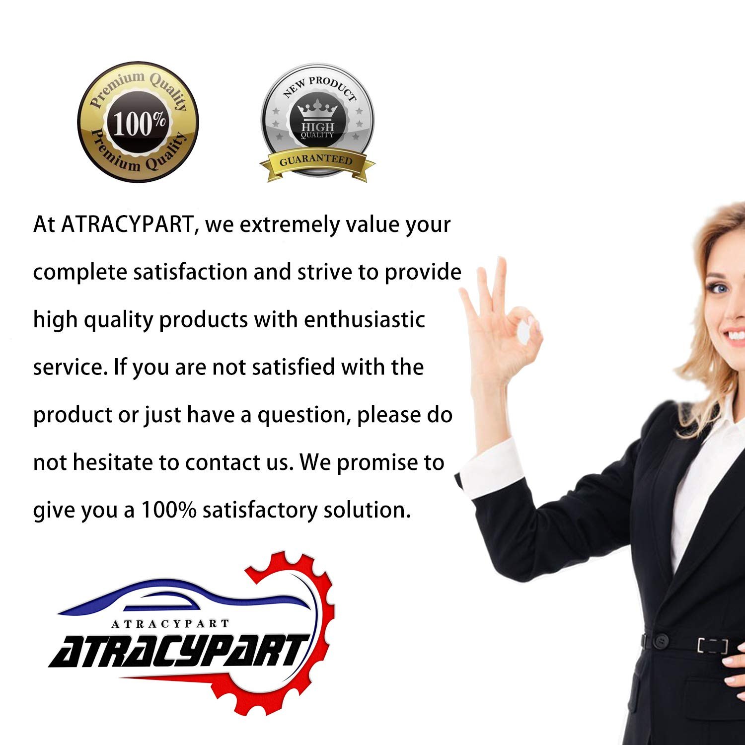 Power Door Lock Actuators Kit Left & Right Side | for Ford F150 F250 F350 F450 Excursion Expedition Mustang & More | Replaces# 6L3Z25218A43AA, 6L3Z25218A42AA image number 6