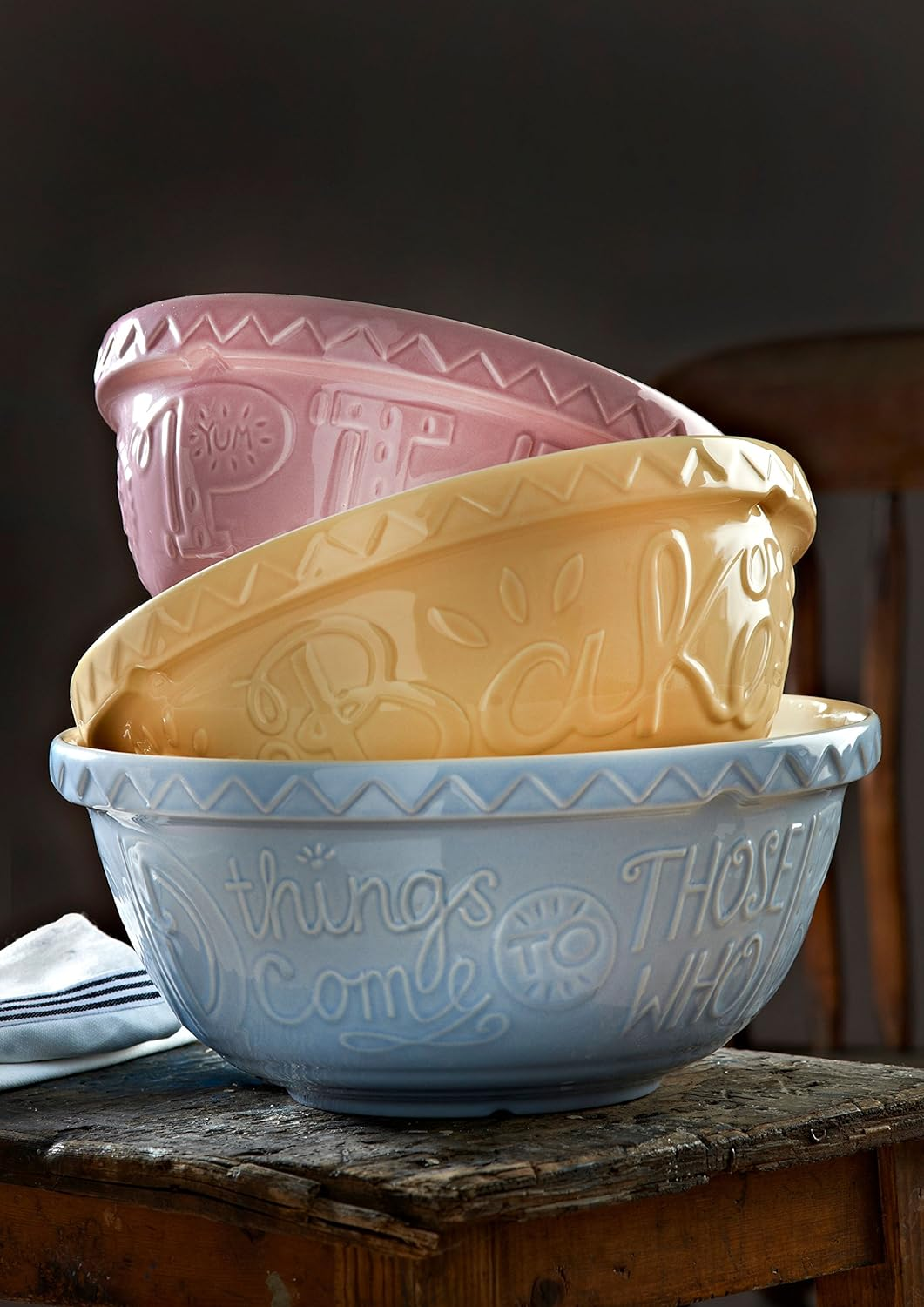 Mason Cash 2005.004 Ceramic Pudding Basin, 900Ml, White 28303 image number 3