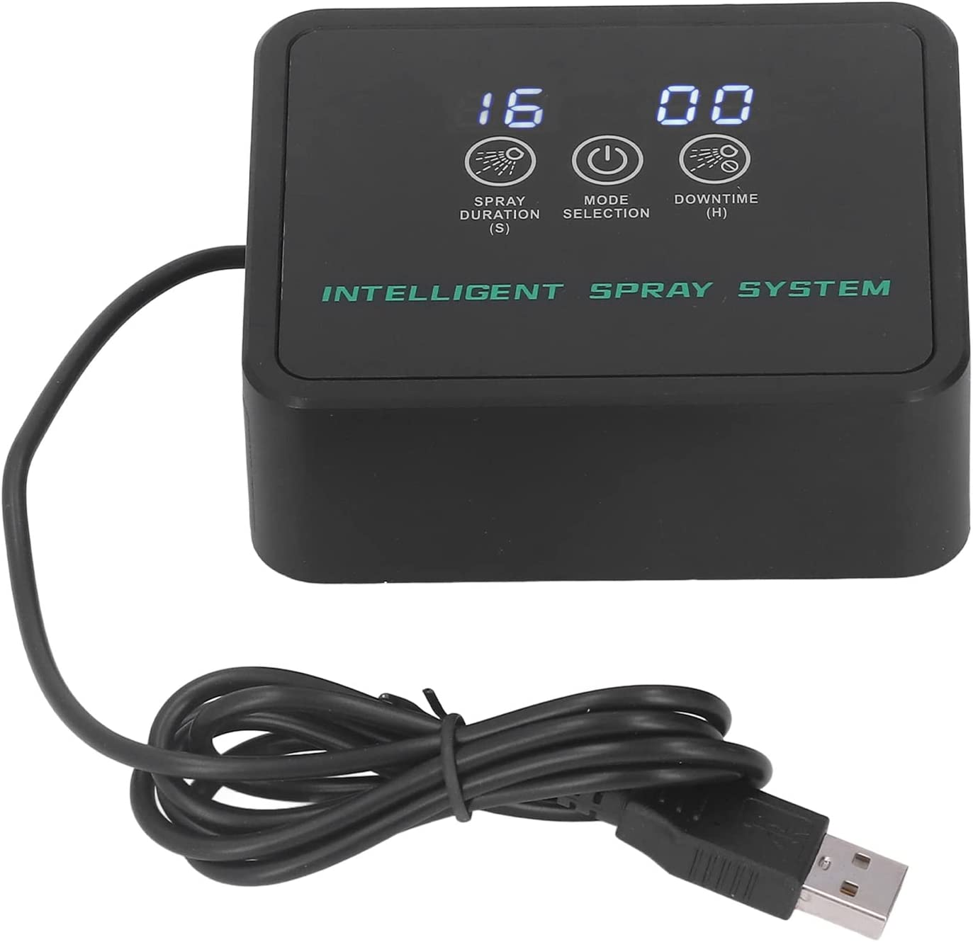 Smart Reptile Atomizer, ABS Plastic Electronic Humidifier with 360 Degree Rotatable Nozzles, Timer Control, 5M Pipeline for Amphibians Terrarium image number 4