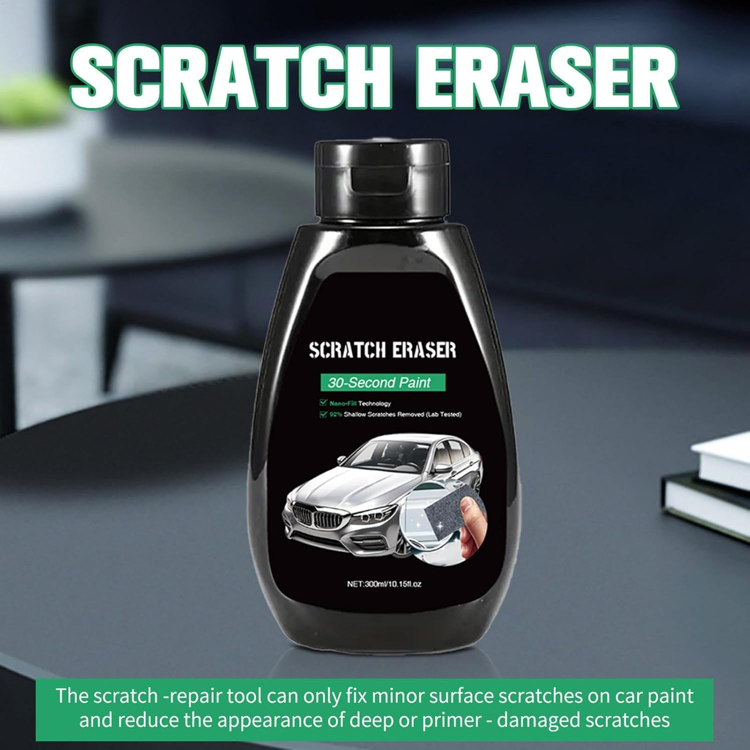 Scratch and Swirl Remover | Multifunctional Polishing Compound - 300Ml Portable Vehicle Cleaning Supplies, Automotive Buffing Tool for Trucks image number 1