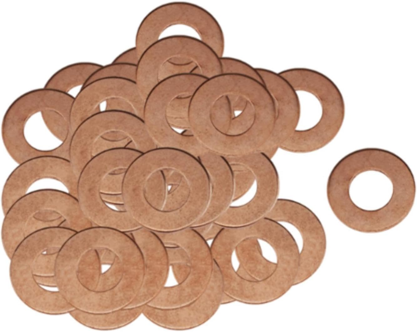 Vsenkes 100X Dent Puller Rings Car Body Panel Pulling Washers Iron round Washers for Vehicle Auto Automotive Consumables Truck image number 5