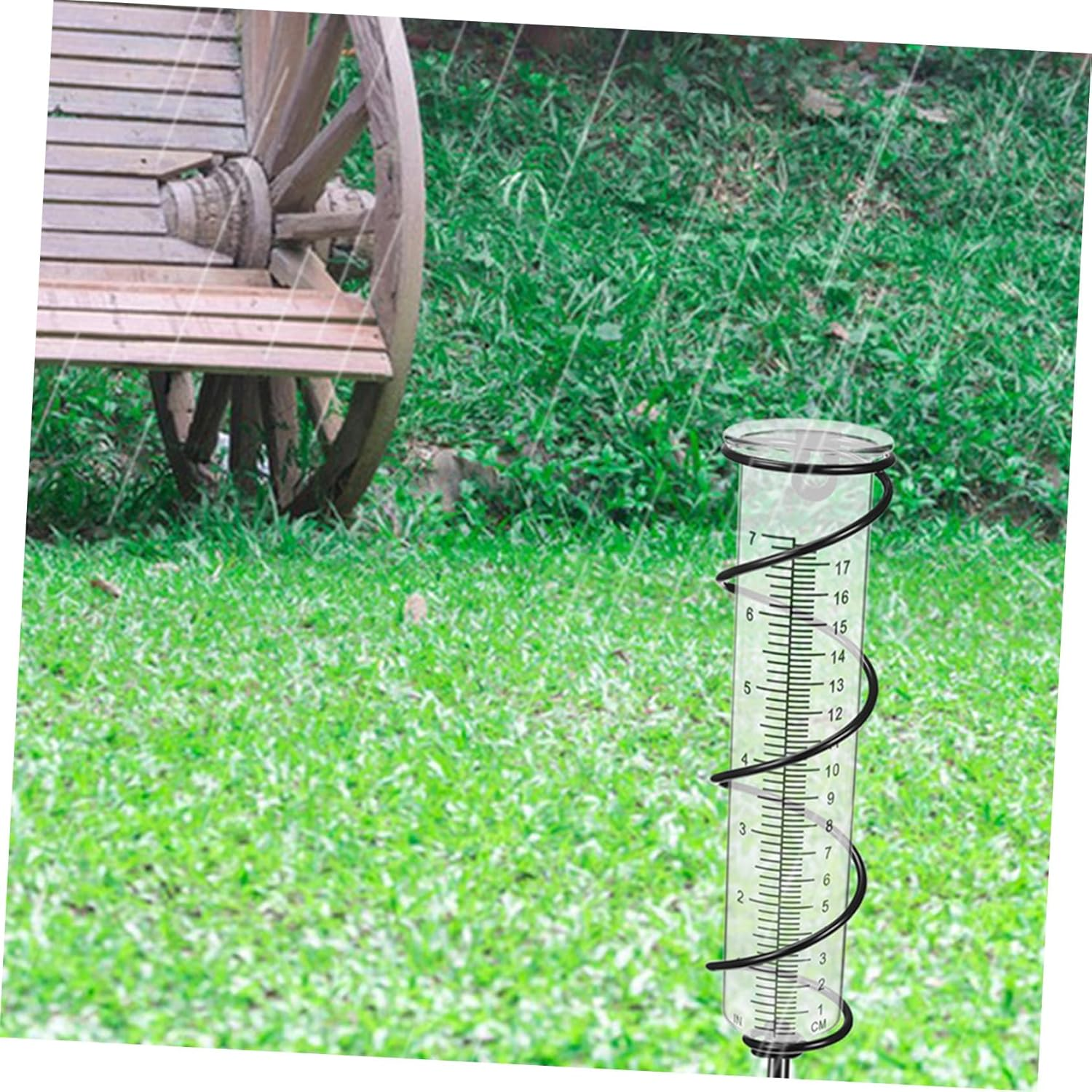 YARNOW 3Pcs Clear Rain Gauge Tubes Freeze Rain Water for Accurate Outdoor Garden Lawn Measurement with Large Numbers