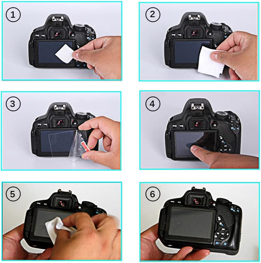 【For Nikon ZR】2 Pack Glass Screen Protector for Nikon ZR Camera, Ultra-Thin Tempered Glass, 9H Hardness, 2.5D round Edges, Anti-Scrach Anti-Fingerprint Anti-Bubble Anti-Dust