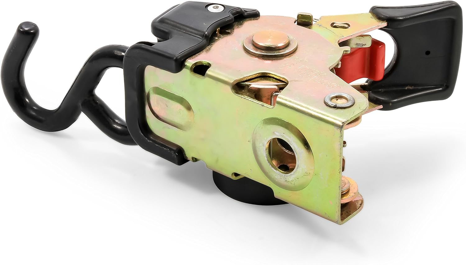 Camco Retractable Transom Tie down Strap - Secures Your Boat While Traveling |Bolt-On Design |1,500 Lb. Break Strength | Measures 1&rdquo; W , 5 &frac12; &rsquo; L |Durable & Corrosion Resistant Design - (50032) image number 1