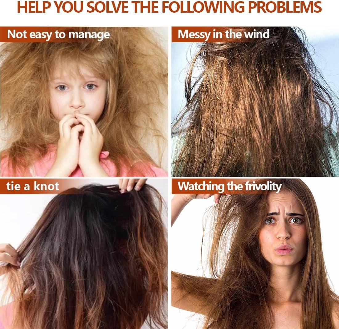 XUKZIMA Set of 6 Stretch Hair Combs, Fully Circular Stretch, Flexible Plastic, Headband Hair Band Holder image number 5