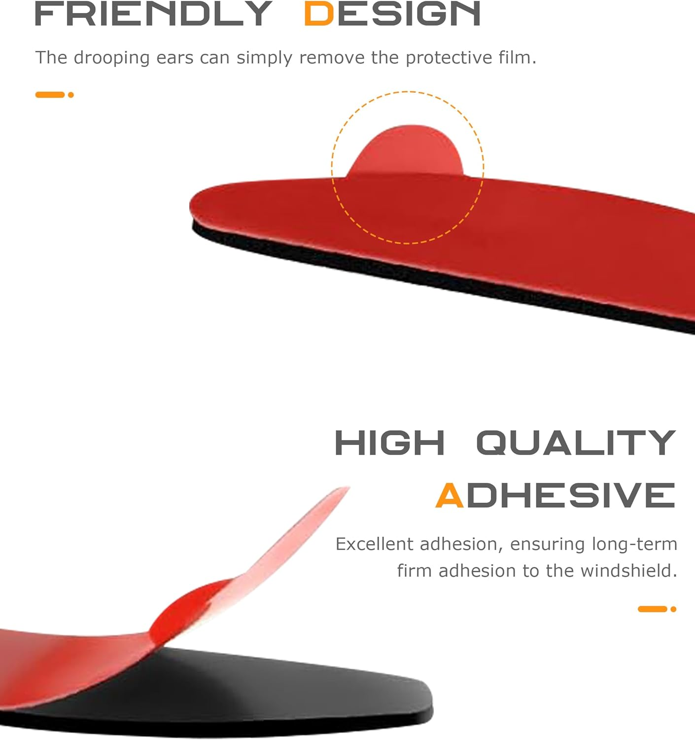 Flaconi 12PCS Double Sided Tape Automotive,Adhesive Pads for Parking Meters,Heavy Duty Double Sided Tape,Double Sided Sticky Pads,Suitable for Car Windshield,Adhesive Pads Parking Disc image number 2