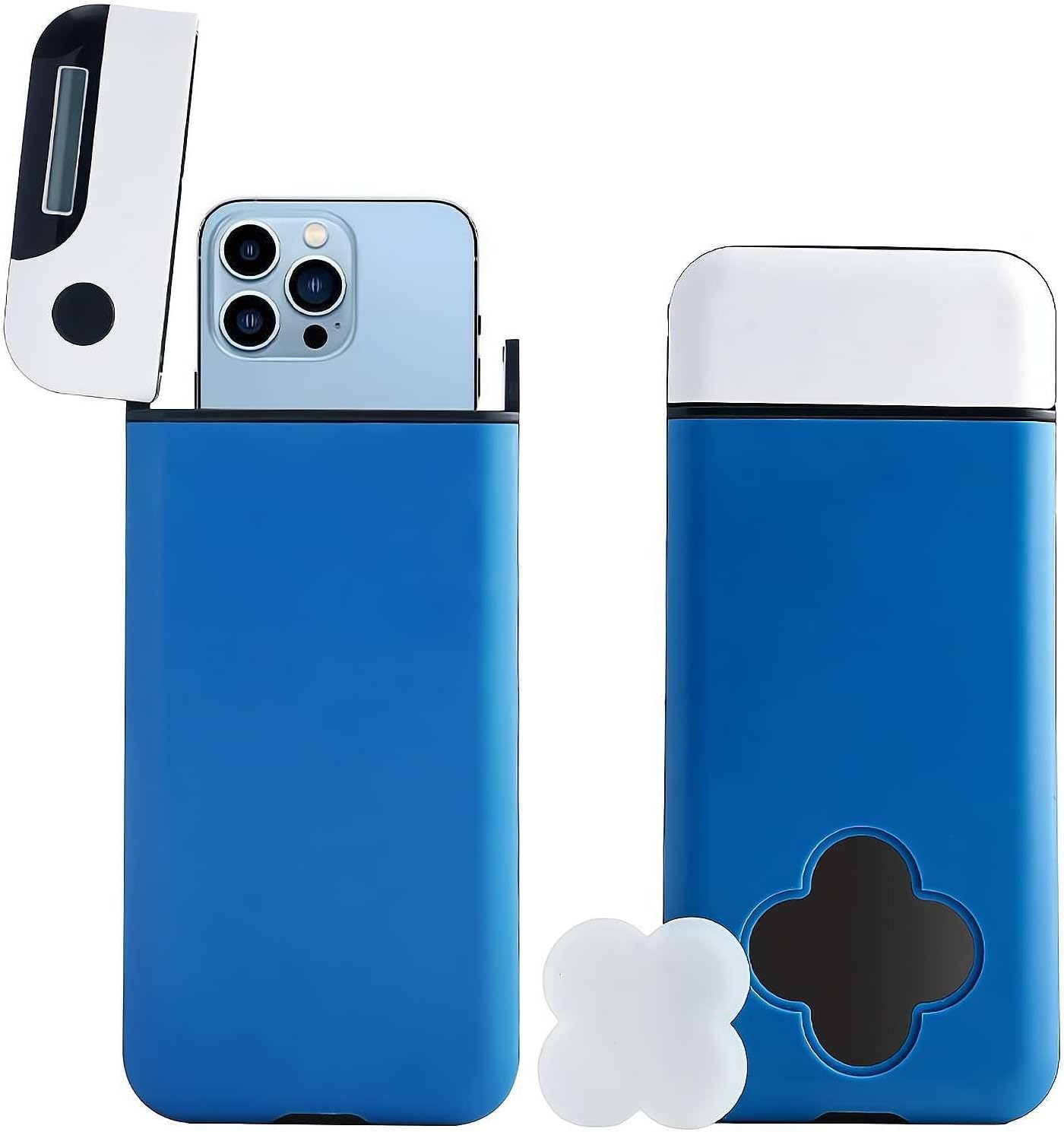 Smart Time Lock Box for Mobile Phone with Timer, Portable Auto Time Lock Box for Ios& Android Phone, Help Be Self-Discipline& Focus to Achieve Goals for Study or Exam,Prevent Excessive Games (Green)