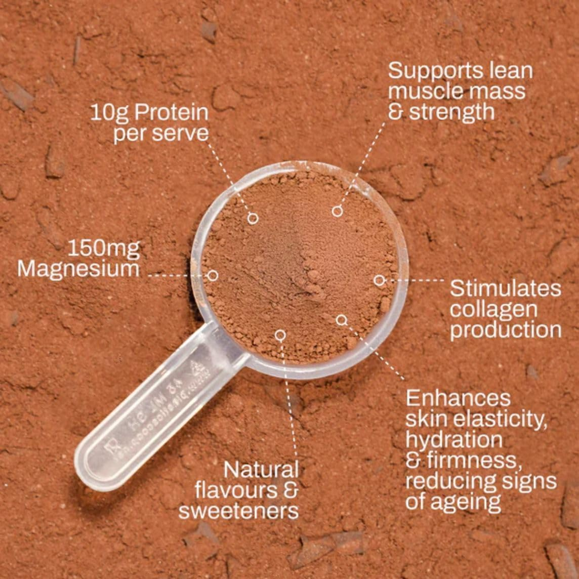 ATP Science NOWAY Collagen Hot Chocolate + Magnesium 330Gm 15 Serves image number 1