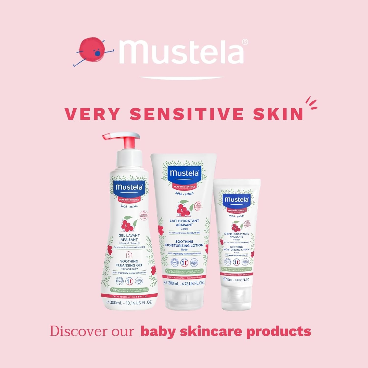 Mustela Baby Very Sensitive Skin Bundle image number 4
