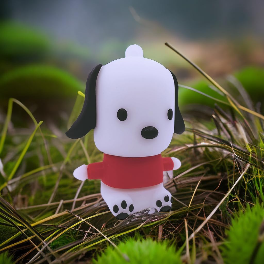 128GB USB 3.0 Flash Drive Puppy Dog Shape Thumb Drive Zip Drive Cartoon USB Stick Cute Lovely Memory Stick Animal Jump Drive High Speed Pen Drive Data Storage with Jewelry Bag Gift image number 1