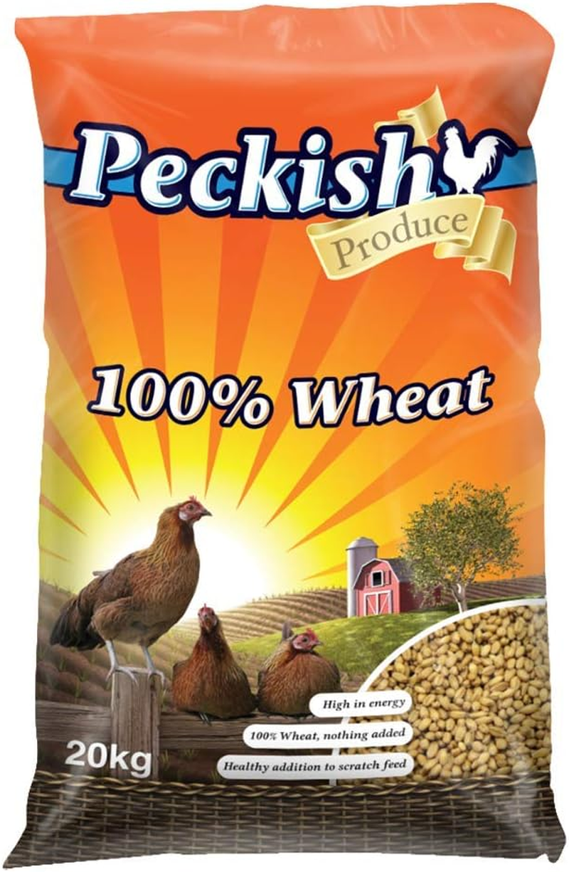 Peckish Wheat Poultry Food - High Energy Source, Enhances Scratch Feed Health, Ideal for Balanced Poultry Diets, Ultimate Hen Dietary Solution - Ideal for Daily Poultry Nutrition. image number 1