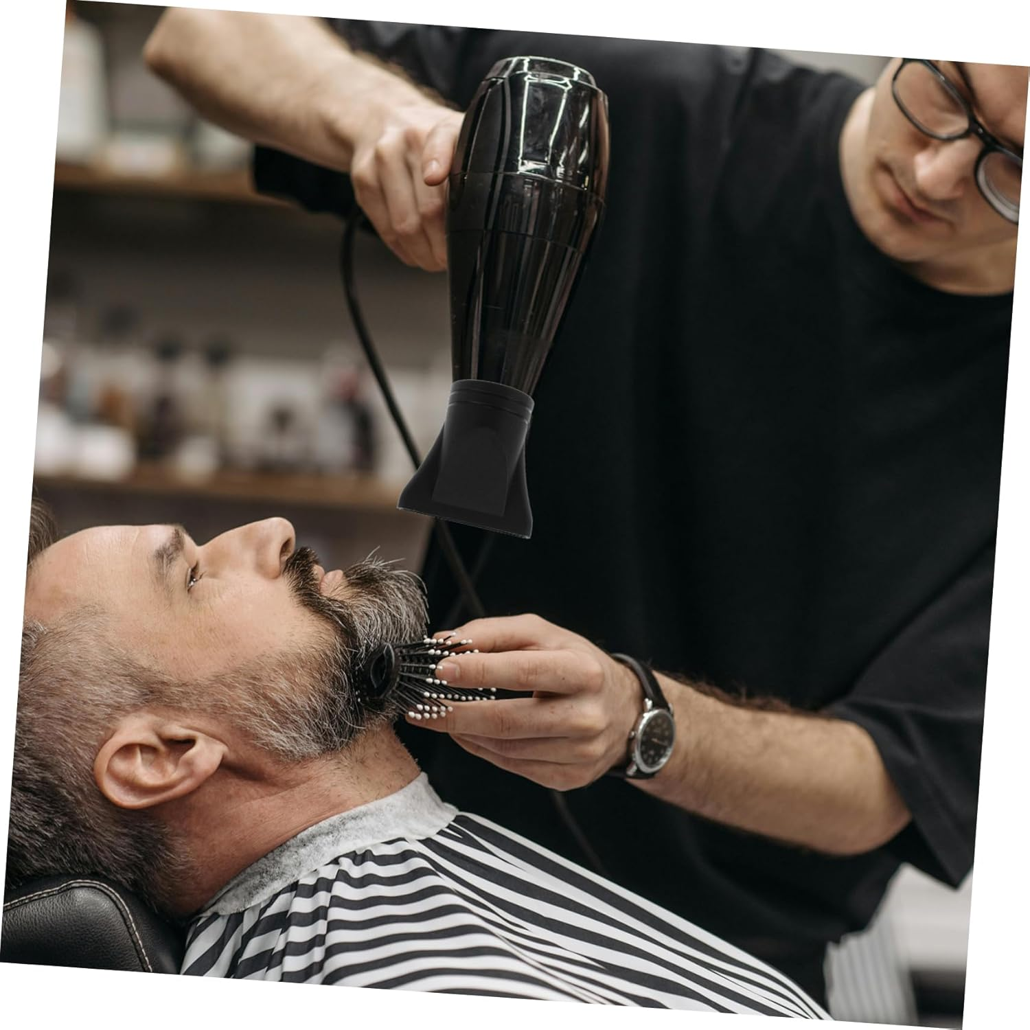 FIXOSHEE 20Pcs Hair Dryer Nozzle Replacements Diffuser Attachment for Blow Dryer image number 1