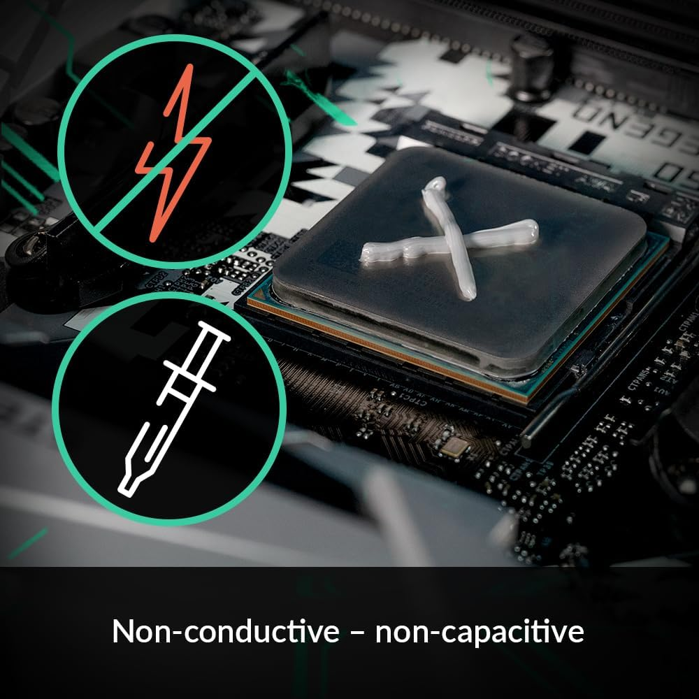 ARCTIC MX-4 (4 G) - Premium Performance Thermal Paste for All Processors (CPU, GPU - PC), Very High Thermal Conductivity, Long Durability, Safe Application, Non-Conductive image number 6