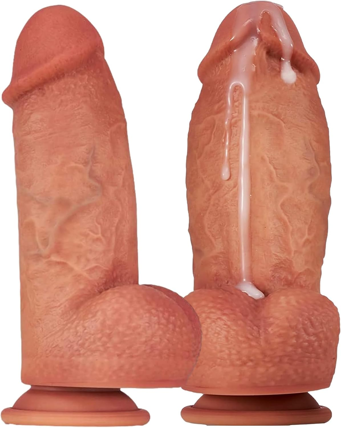 8.4&rdquo; Extra Large Huge Thick Dildo, Realistic Silicone Thick Dildos with Strong Suction Cup for Hands-Free and Play, G-Spot Giant Chubby Dildo XL Monster Sex Toys for Women and Men Sex Toy image number 5