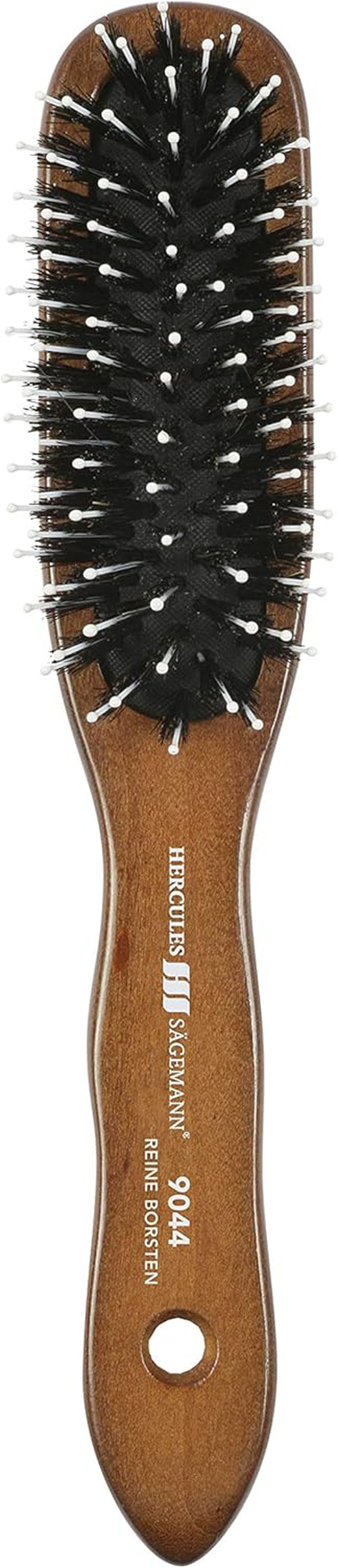 Hercules Sagemann Bristle Medium Hair Brush Walnut Wood image number 2