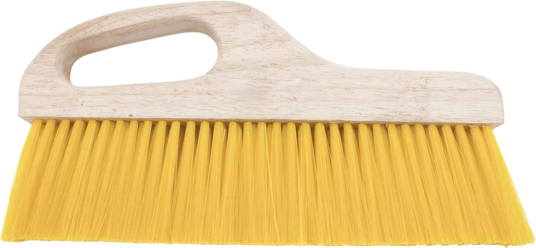 MARSHALLTOWN Handle Brush, Medium Yellow Polypropylene 3 Inch Bristles, Offset Handle for Comfort, Texturing Concrete in Curbs, Gutters, and Other Hard to Reach Areas, YP985M image number 6