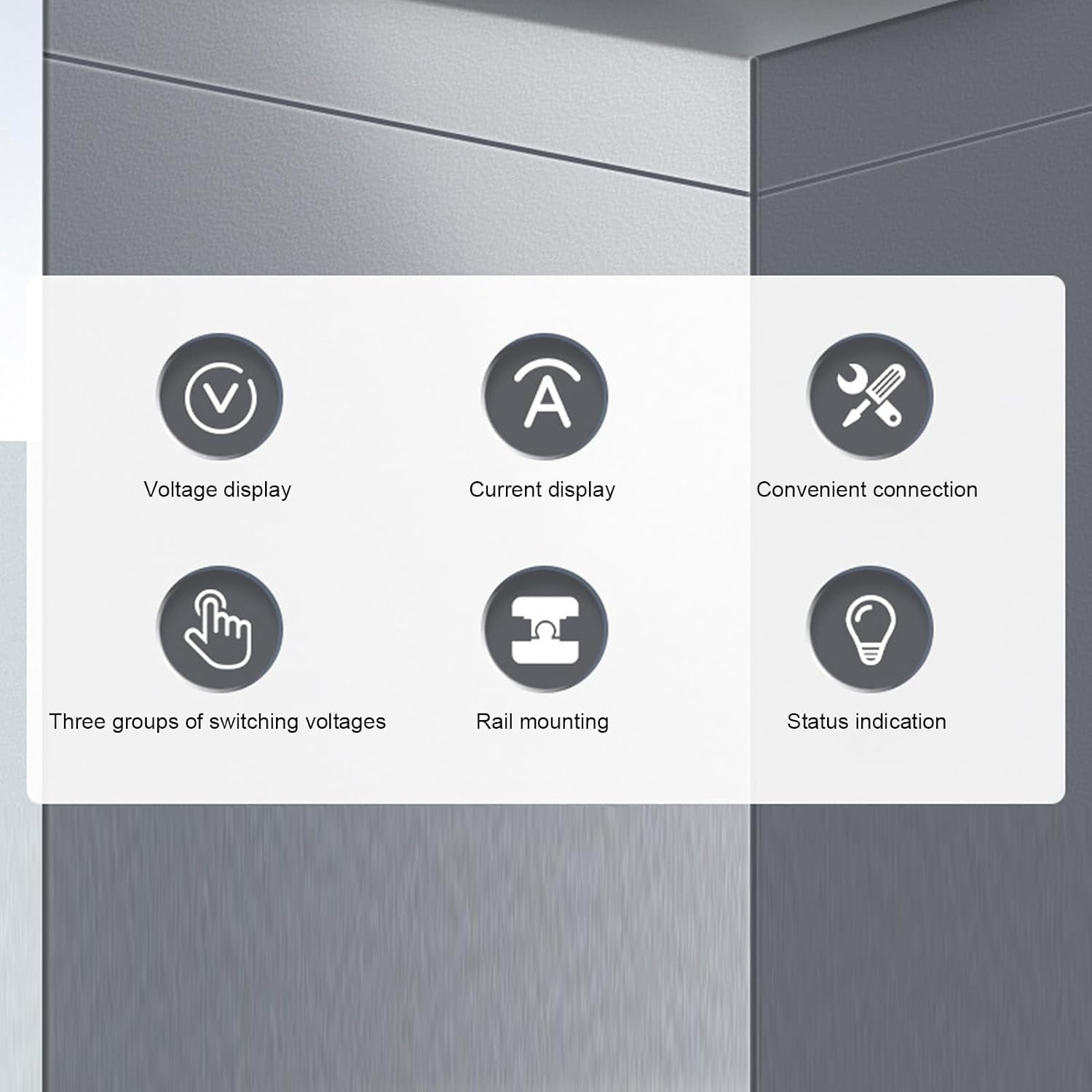 Automatic Transfer Switch, 63A 3P4W LED Display Adjustable Voltage Protector, Single Phase Generator Automatic Transfer Switch, Power Management for Indoor Outdoor Use (AC220V) image number 6