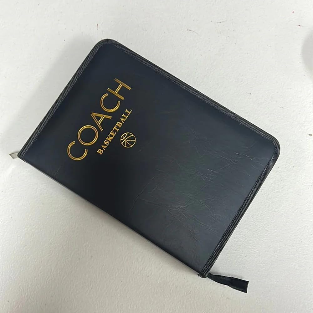 SPPHOENIX Foldable Basketball Coach Tactics Board Double-Sided Magnetic Coaching Clipboard, Strategy Planning Book Set image number 2