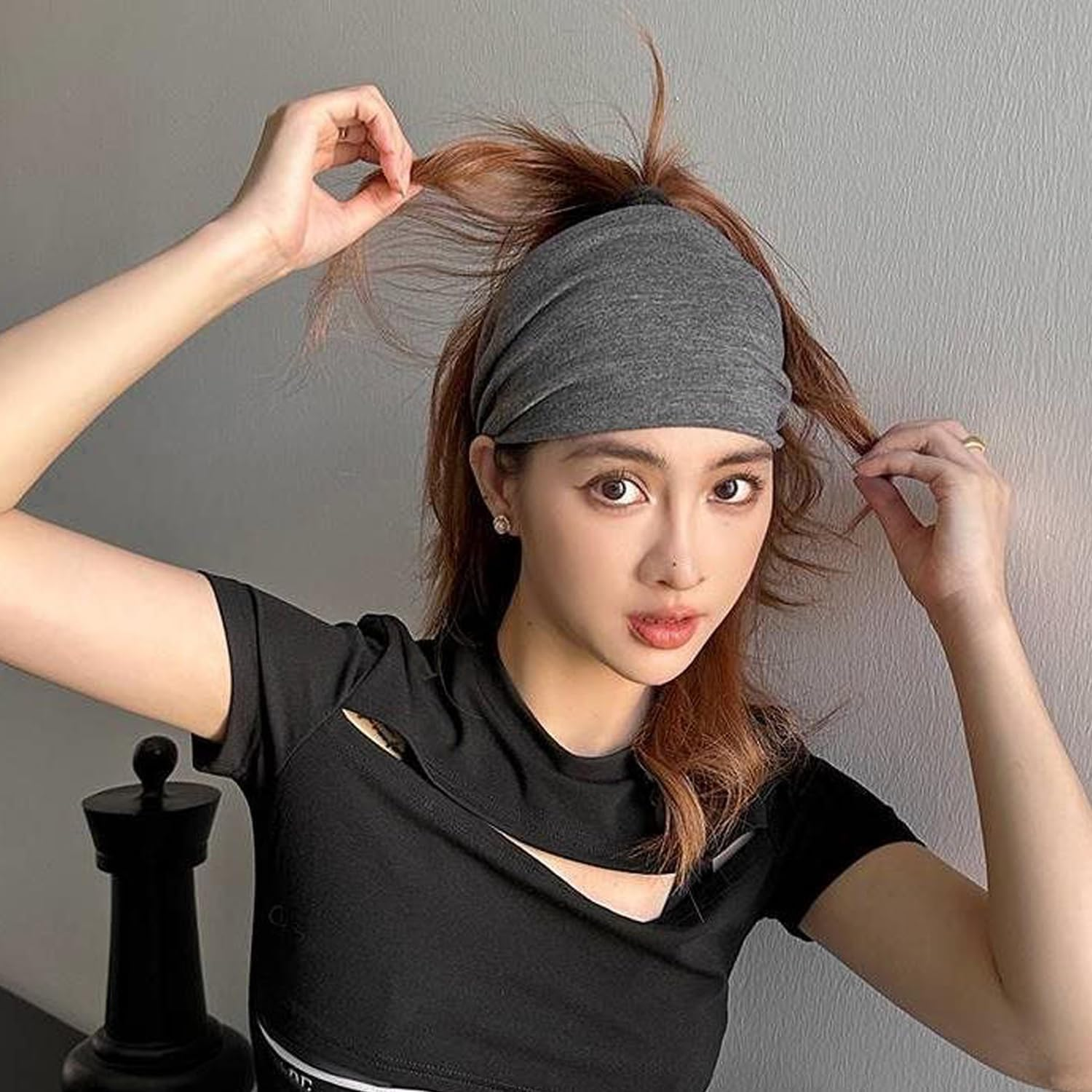 Pack of 6 Headbands, Simple Tooth Band, Women'S Chin Tooth Headband, Sporty, Breathable, Fashionable Headband, Women'S Hairstyle Decoration image number 6