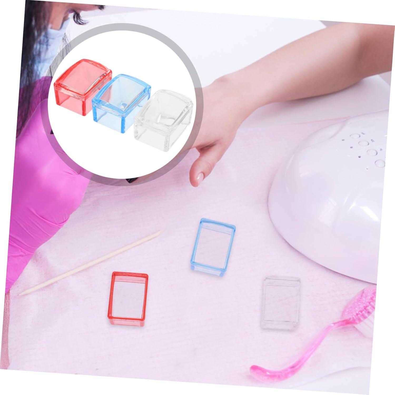 WOFASHPURET 3Sets Nail Art Stamper Stamping Plates for Diy Manicure Professional Manicure image number 4