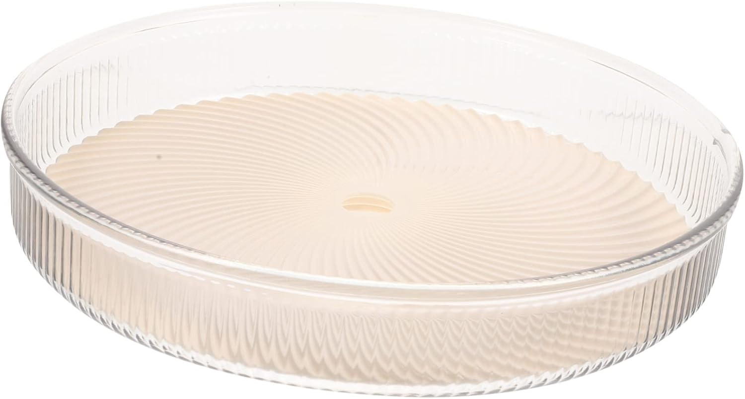 NOLITOY Rotating Makeup Tray Spice Storage Kitchen Lazy Susan Beauty Organiser round Organizer Green