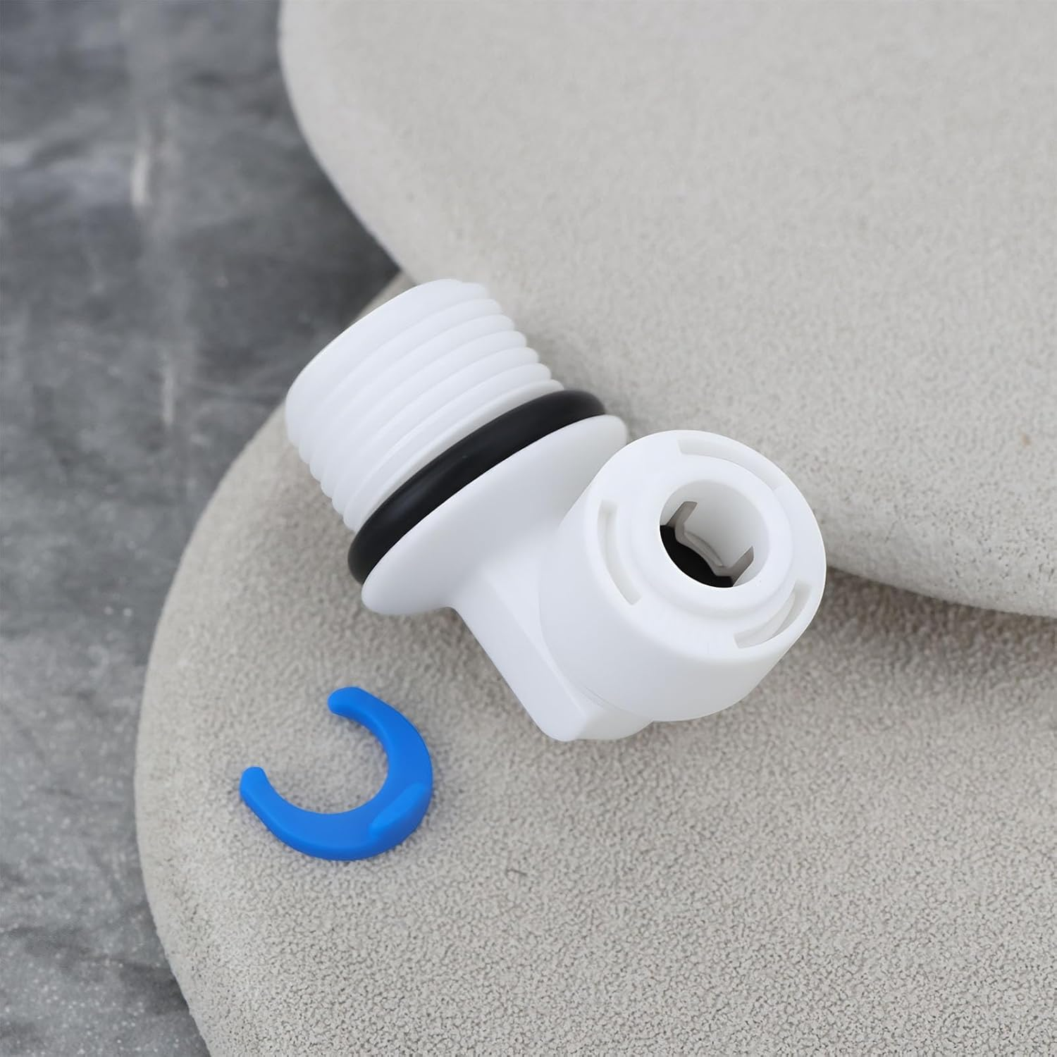 LT Easiyl 4X 90 Quick Connect Elbow 1/4" - 3/8" AG with O-Ring for 6.5 Mm Hose Reverse Osmosis Water Filter image number 2