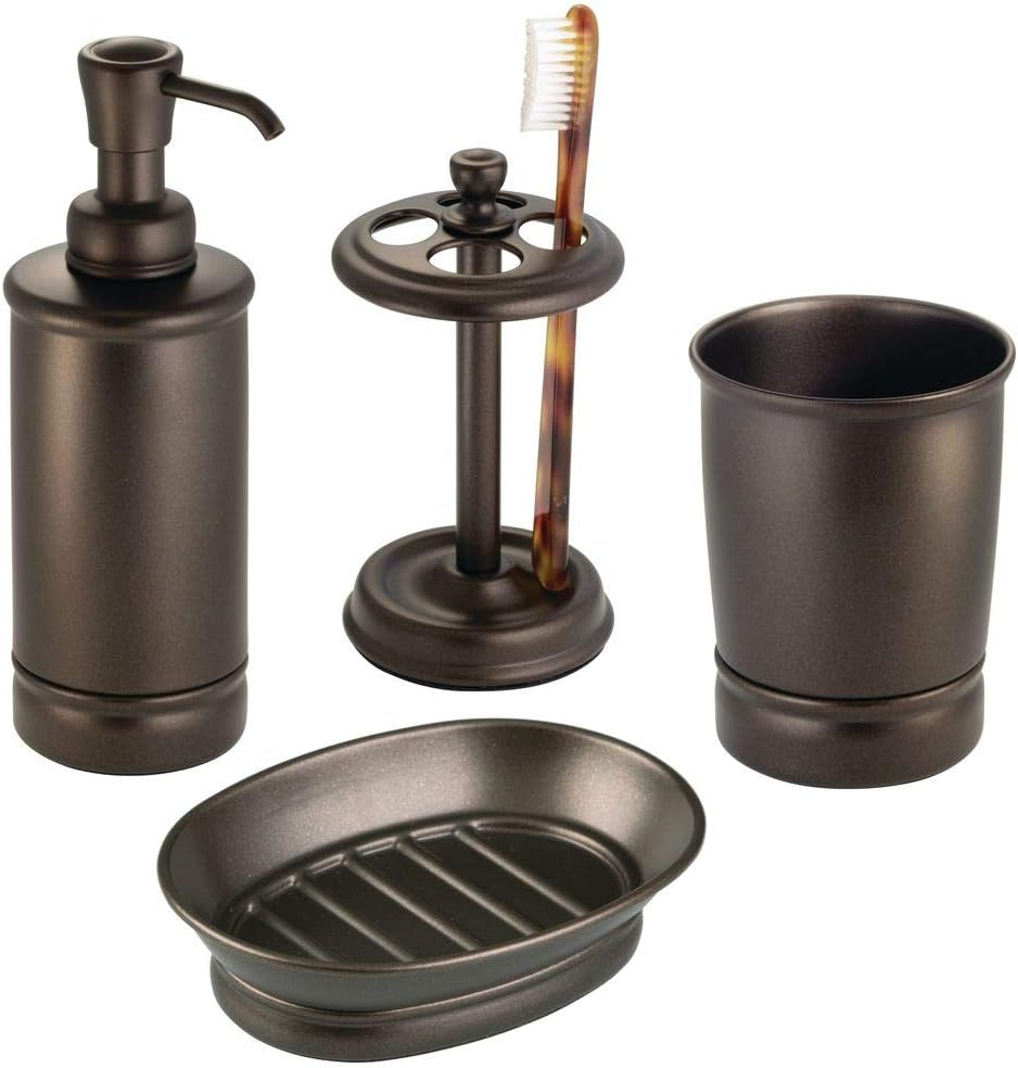 Interdesign York Bath, Soap Dish, Bronze - Split Finish image number 6