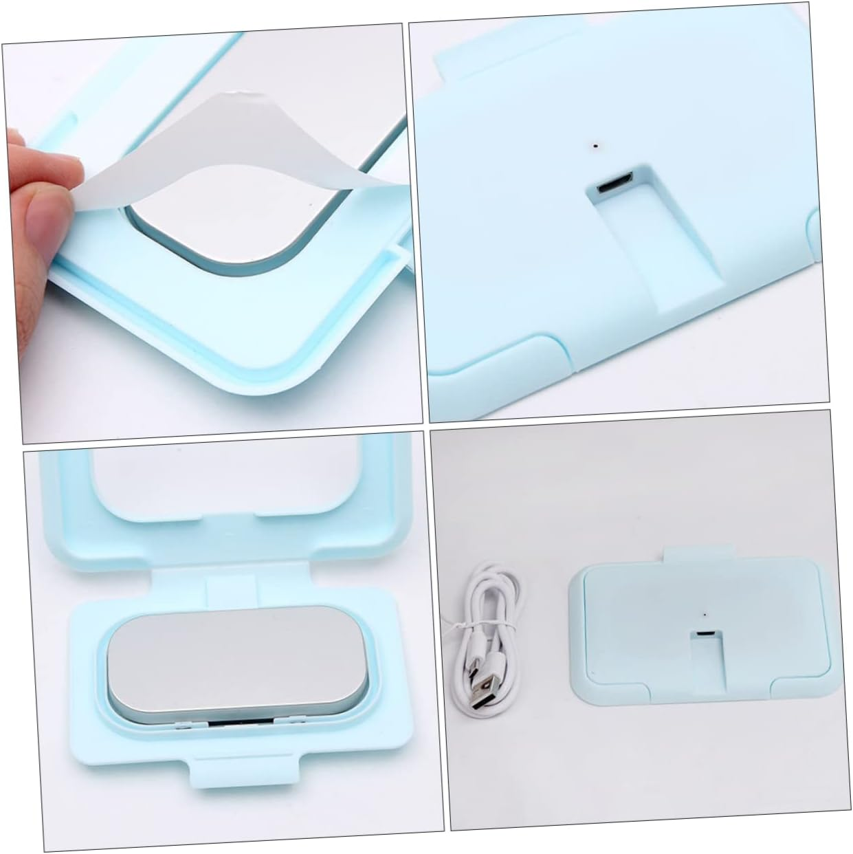Abaodam USB Wipes Heater Portable Wet Tissue Warmer for Cleaning Wipes for Travel and Home Use image number 3