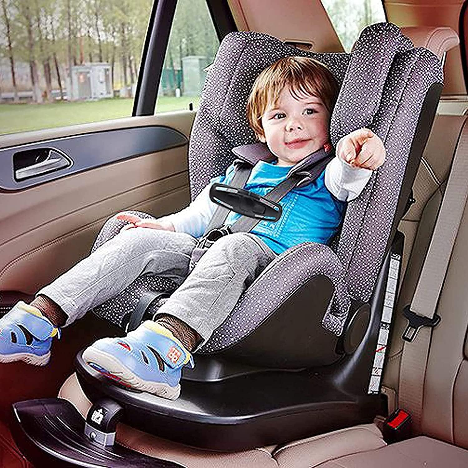 Black Universal Child Seat Chest Harness Clip and Baby Seat Safety Belt Clip Buckle Universal Replacement for Kids Trend Adjustable Guard